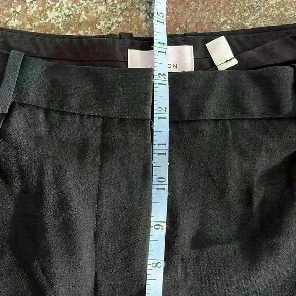 EUC Aritzia Babaton Pleated Wide Leg High Rise Pant Trouser Black Sz 12 - Picture 10 of 13